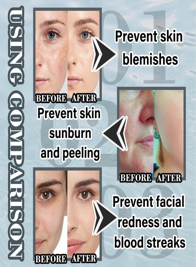 WYBLZPXZ Mineral Facial Powder Sunscreen,SPF50+ PA++++ Loose Setting Sunscreen Powder for Face,Lasting Oil Control Lightweight Brush on Sunscreen for All Skin Types,Matte Concealer Face Setting Powder Makeup - Image 4