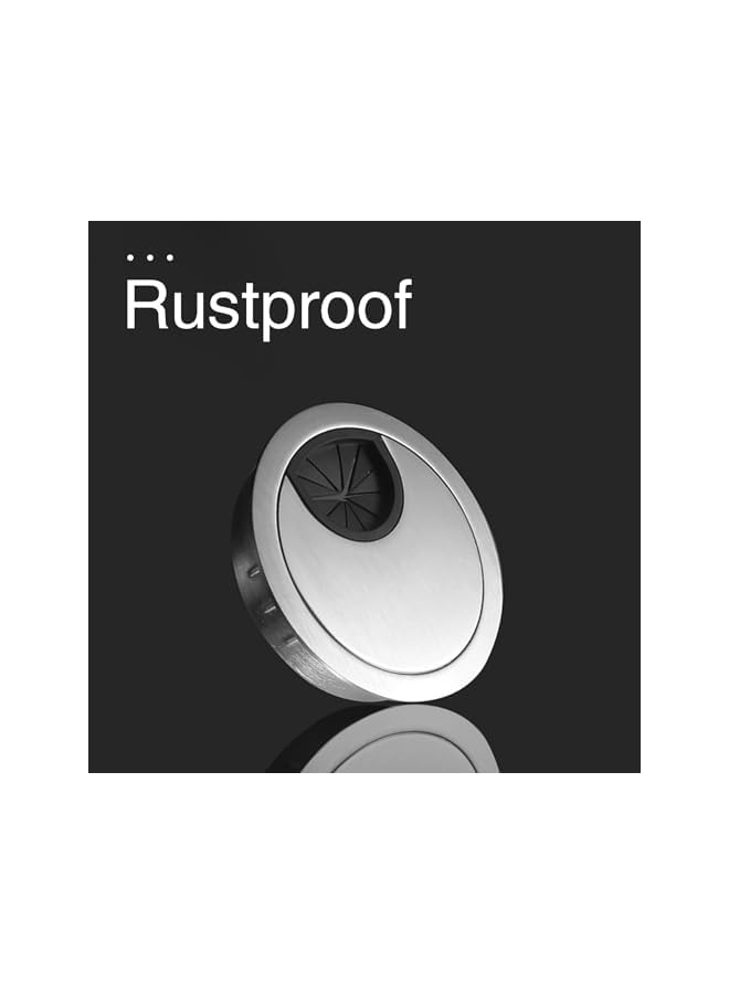 promass Desk Grommet,2 Pack Desk Hole Cover for Cable, 2.4in(60mm) Desk Hole Grommet,Desk Cable Grommet for Cords,Office PC Desk Cable Cord Organizer for Wire Management - Image 3