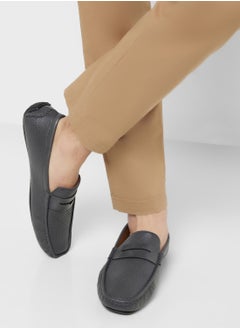 Robert Wood Perforation Detail Casual Loafers  - Image 5