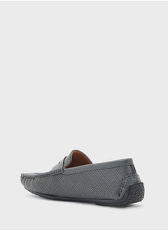 Robert Wood Perforation Detail Casual Loafers  - Image 2