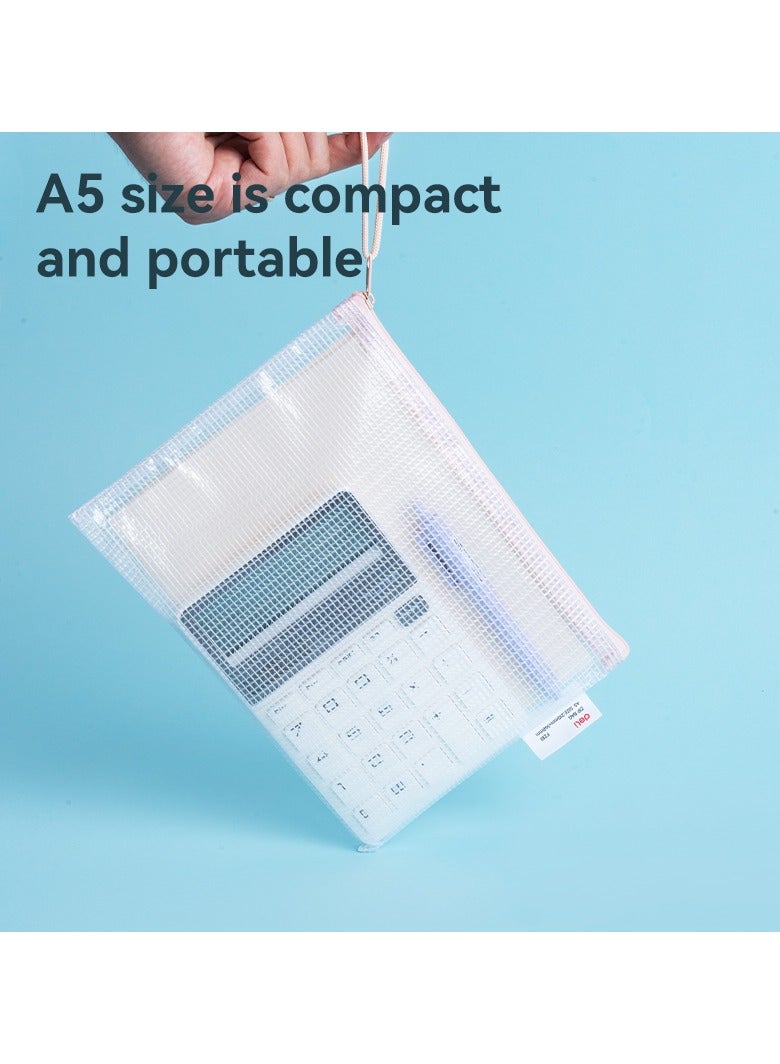 Deli EF281 Zip Bag A5 – ideal for compact document storage and travel - Image 2