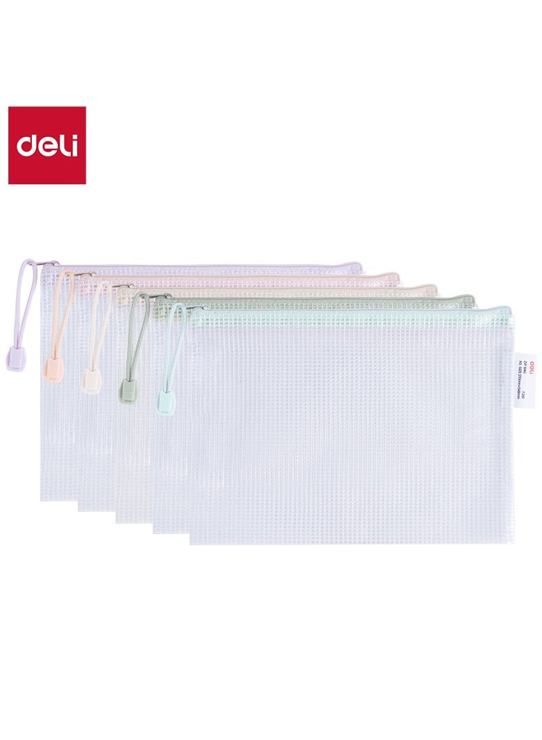 Deli EF281 Zip Bag A5 – ideal for compact document storage and travel - Image 1