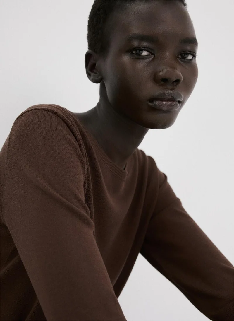 MANGO  Long-sleeve knitted sweater for Women | Best Price UAE