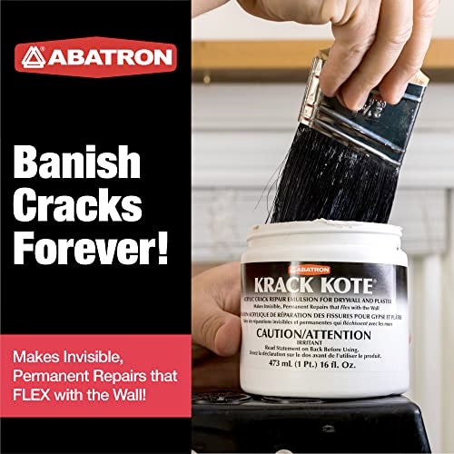 Abatron Krack Kote - Drywall and Plaster Repair Kit with Acrylic Emulsion and Polyester Mesh - Drywall Patch Kit for Cracks in Indoor Surfaces - Image 2