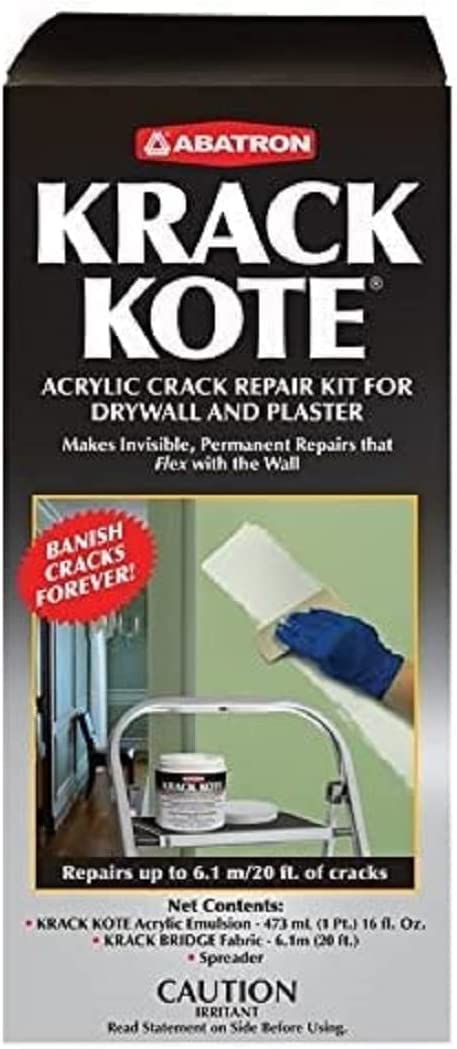 Abatron Krack Kote - Drywall and Plaster Repair Kit with Acrylic Emulsion and Polyester Mesh - Drywall Patch Kit for Cracks in Indoor Surfaces - Image 5