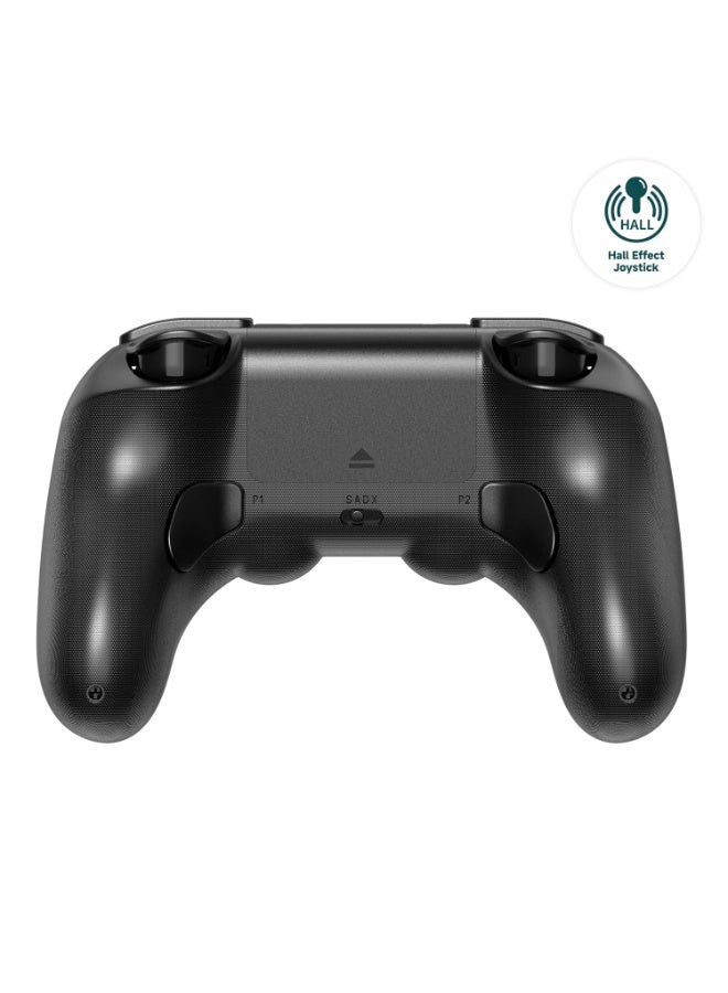 8بت دو يد تحكم 8Bitdo Pro 2 بتقنية البلوتوث لجهاز نينتندو سويتش / سويتش 2، مزودة بعصا تحكم بتقنية Hall Effect، وزرين خلفيين احترافيين (Pro Back Paddle)، وحدة تحكم لاسلكية للألعاب متوافقة مع سويتش، الحاسوب (PC)، أندرويد، ستيم ديك، وأجهزة آبل – إصدار أسود. - Image 4