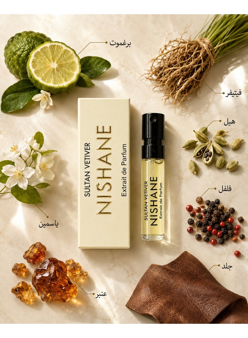Nishane Sultan Vetiver Extrait de Parfum 2ml - Image 2