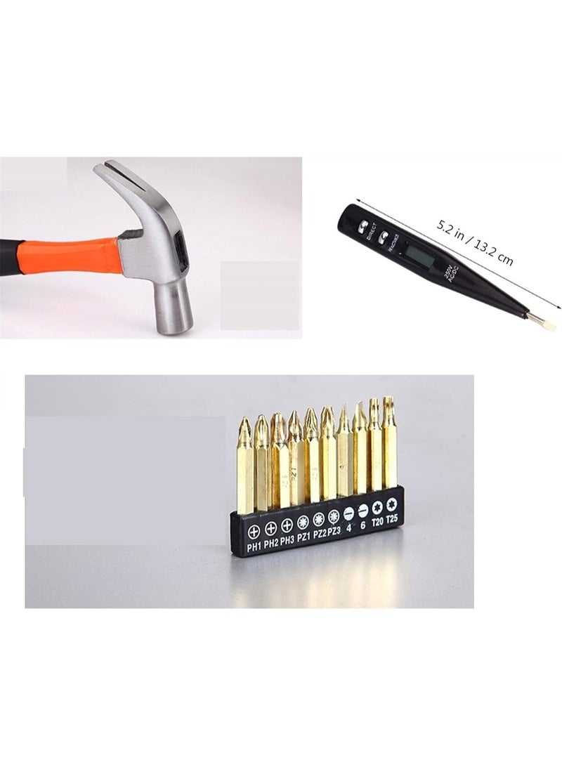 جي جوت مجموعة من 100 قطعة من الأدوات المنزلية مجموعة من الأدوات المقبس وجع إصلاح السيارات مجموعة من الأدوات مجموعة من الأدوات المختلطة مع مجموعة من الأدوات البلاستيكية المنزلية المحمولة تخزين مربع - Image 2