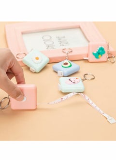 Y&D Tape Measure with Key Chain, Retractable Mini Cute Portable Home Measure, Soft Tool for Body Measurement Fabric (6 Pcs)  - Image 2