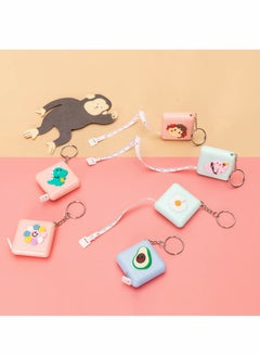 Y&D Tape Measure with Key Chain, Retractable Mini Cute Portable Home Measure, Soft Tool for Body Measurement Fabric (6 Pcs)  - Image 4