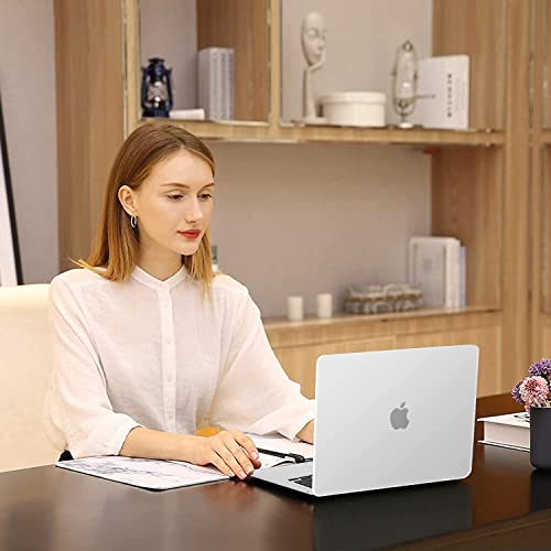 MOCA Case Compatible for New Apple MacBook Air 13 inch 2026 2025 2024 2022, M5 A3449 M4 A3240 M3 A3113 M2 A2681 Touch ID, Mac Air 13.6" Laptop Protective Plastic Hard Shell Cover (Frost Clear) - Image 3