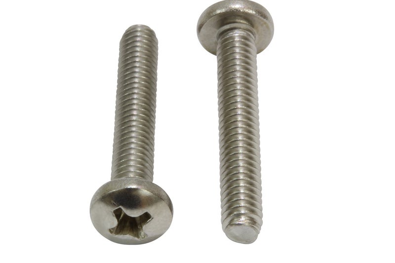 Bolt Dropper #8-32 X 1 Stainless Pan Head Phillips Machine Screw (100 pc) 18-8 (304) Stainless Steel Screws by , Screws - Image 3