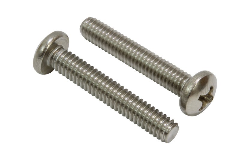 Bolt Dropper #8-32 X 1 Stainless Pan Head Phillips Machine Screw (100 pc) 18-8 (304) Stainless Steel Screws by , Screws - Image 1