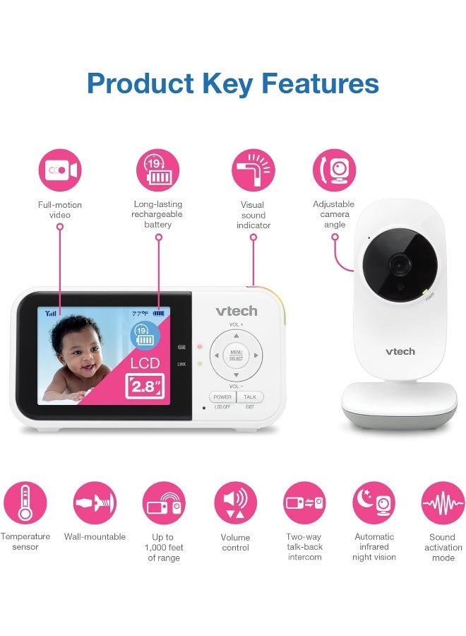 vtech جهاز مراقبة الأطفال VTech VM819 مع كاميرا وصوت - Image 2