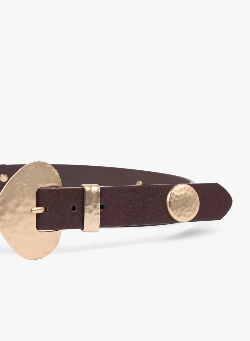 Defacto Woman Rectangle Clasp Faux Leather