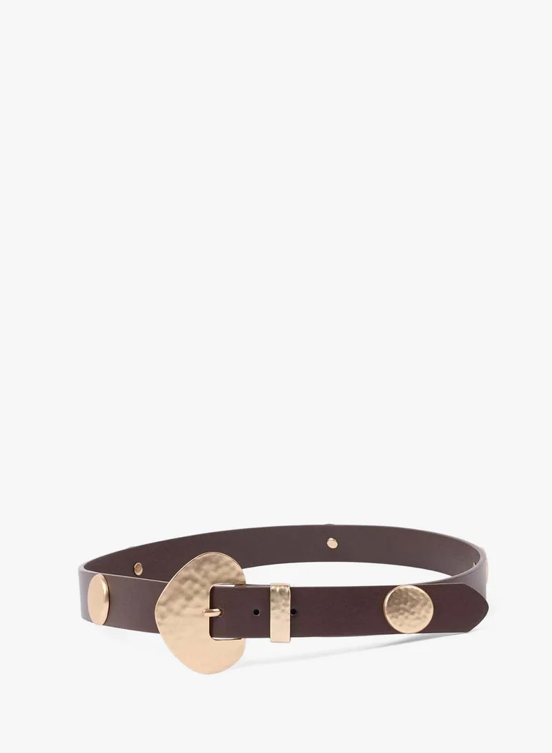 Defacto Woman Rectangle Clasp Faux Leather