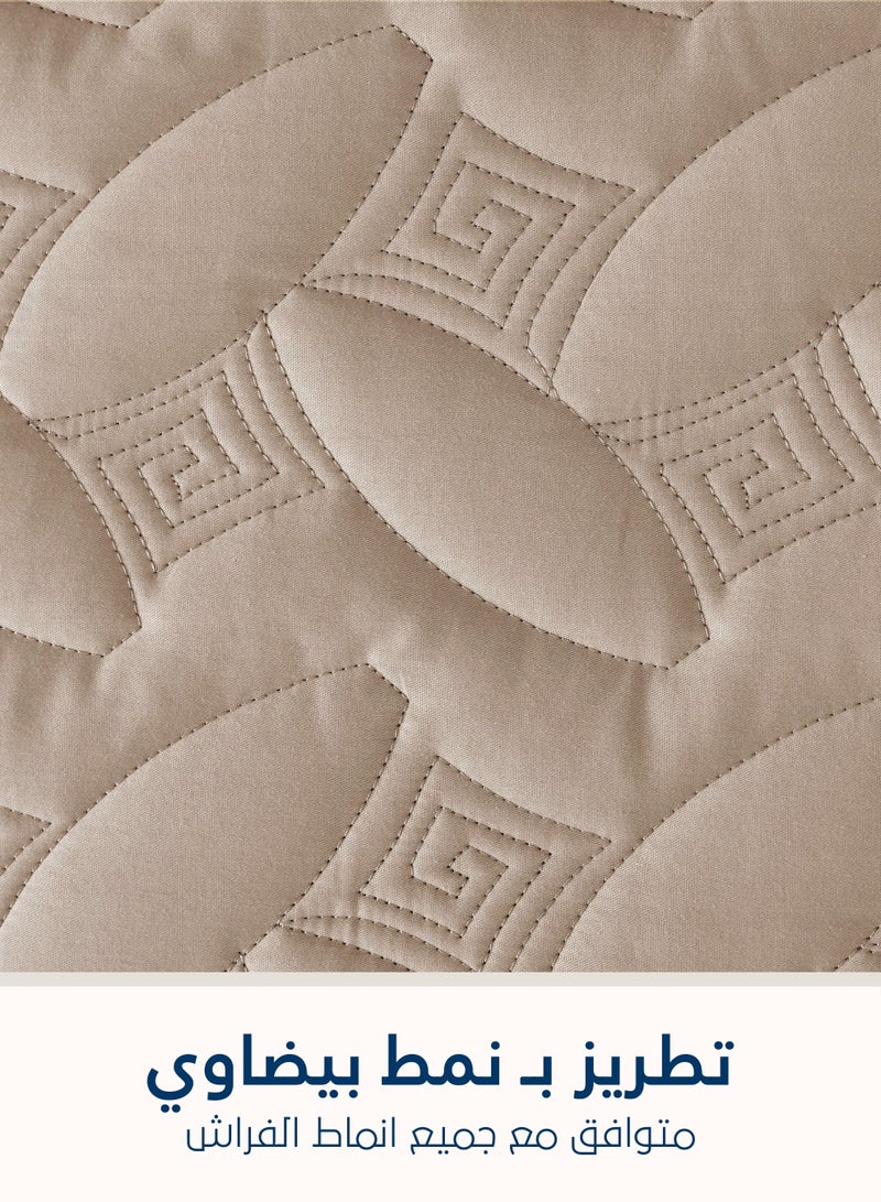 Master Home Textile 4Piece Cotton Bedspread Set Fits 200 x 200 cm Double Size Bed King Size Compressed Comforter Set Elmira Series - Image 5