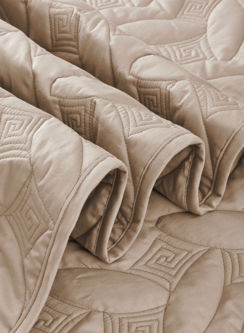 Master Home Textile 4Piece Cotton Bedspread Set Fits 200 x 200 cm Double Size Bed King Size Compressed Comforter Set Elmira Series - Image 3