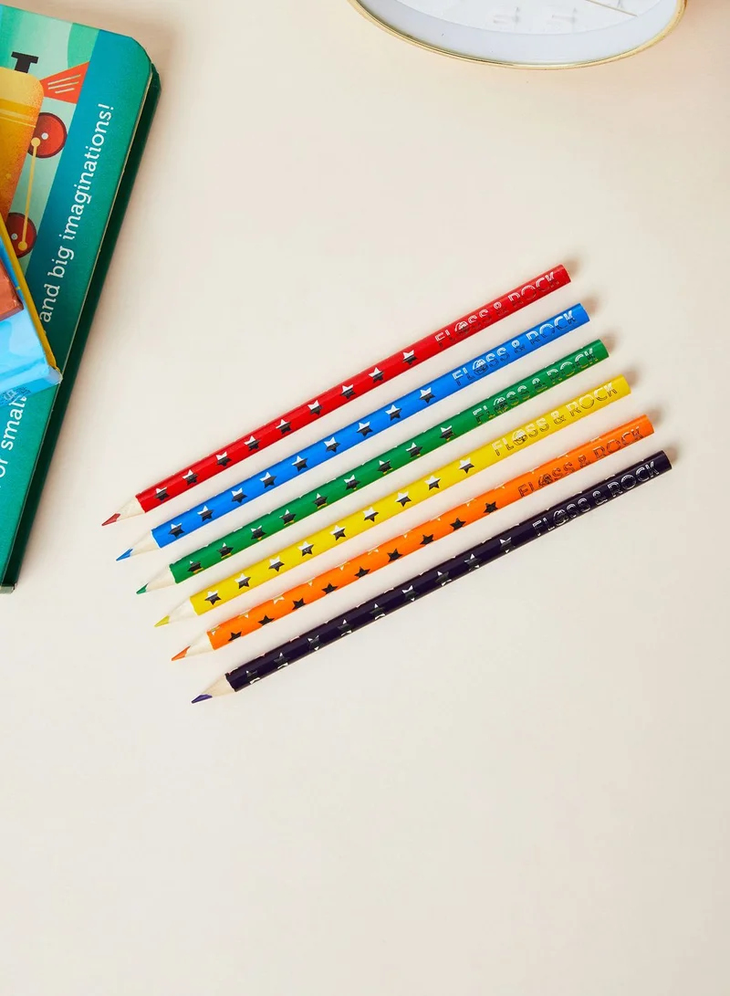Floss & Rock Party Animals Pack Of 6 Pencils