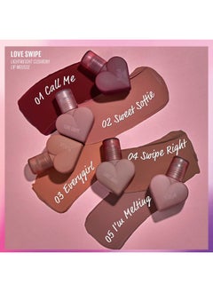 KAJA Lip Mousse - Love Swipe | with Raspberry Seed Oil and Vitamin E, Buildable, Blendable, Moisturizing, Velvet Finish, 02 Sweet Softie, 0.22 Oz (5 shades)  - Image 5