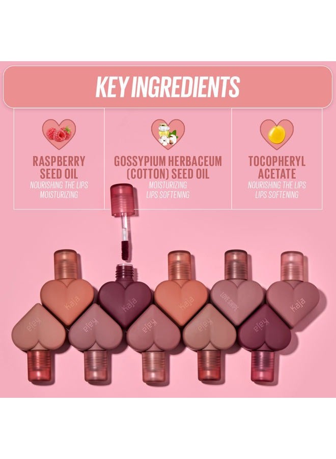 KAJA Lip Mousse - Love Swipe | with Raspberry Seed Oil and Vitamin E, Buildable, Blendable, Moisturizing, Velvet Finish, 02 Sweet Softie, 0.22 Oz (5 shades) - Image 4