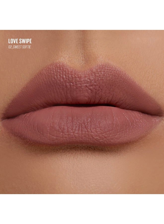 KAJA Lip Mousse - Love Swipe | with Raspberry Seed Oil and Vitamin E, Buildable, Blendable, Moisturizing, Velvet Finish, 02 Sweet Softie, 0.22 Oz (5 shades) - Image 3