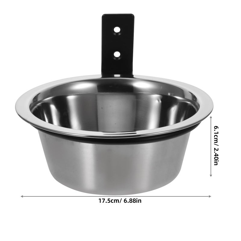 Elevated Wall Mounted Pet Bowl Anti Overturn Non Slip Dog Cat Feeding Dish - Image 3