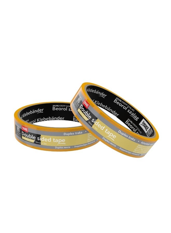 Beorol Double sided tape 18mm x 5m - Image 1