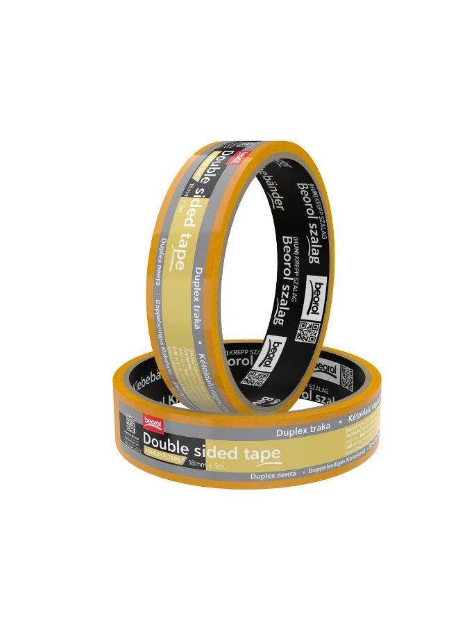 Beorol Double sided tape 18mm x 5m - Image 4