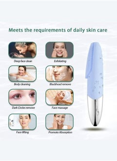 Prime by javaudan Sonic Facial Cleansing Brush – Soft Silicone, Waterproof, USB Rechargeable, Gentle Exfoliating Face Massager for All Skin Types  - Image 4