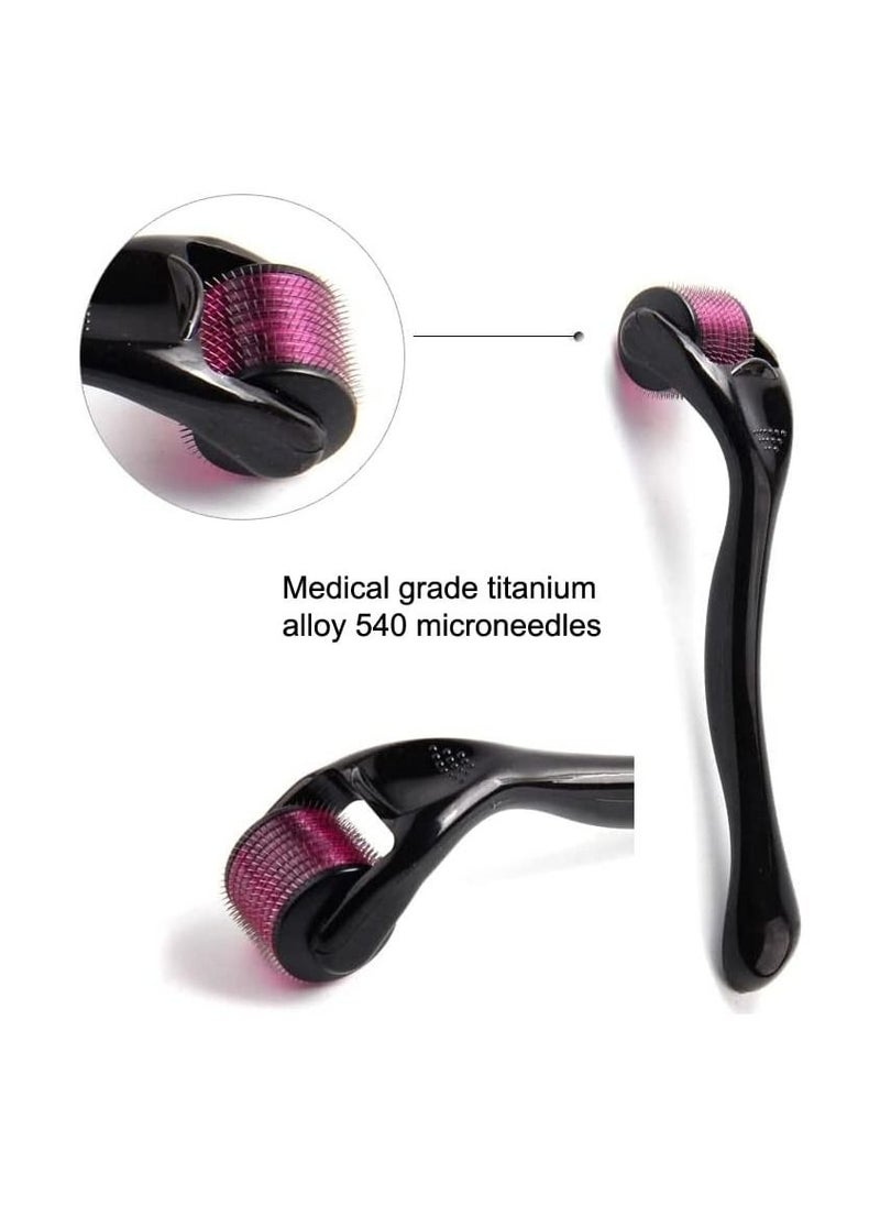 Generic - 3 in 1 Jade Roller Gua sha Scraping Facial Massage Tool and Derma Roller - Image 1