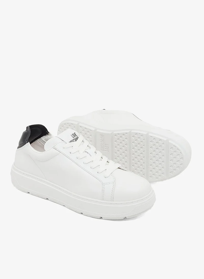 Love Moschino  Logo Low Top Sneakers for Women | Best Price UAE