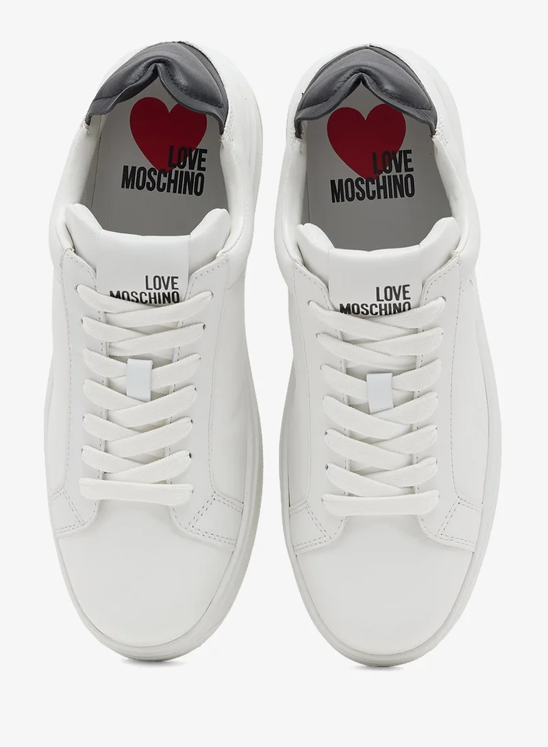 Love Moschino  Logo Low Top Sneakers for Women | Best Price UAE
