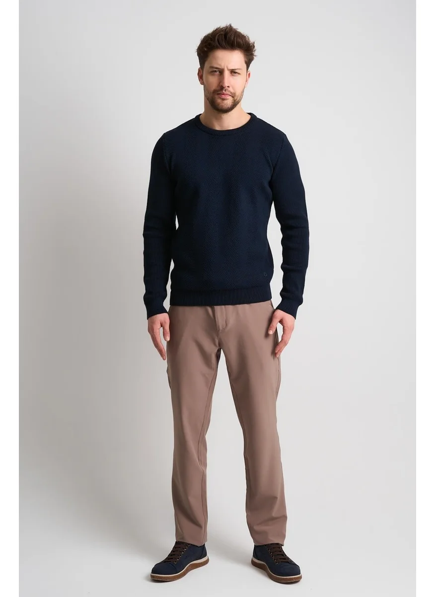 الكسندر جاردي Textured Men's Knitwear Sweater (ET-3636-Y)