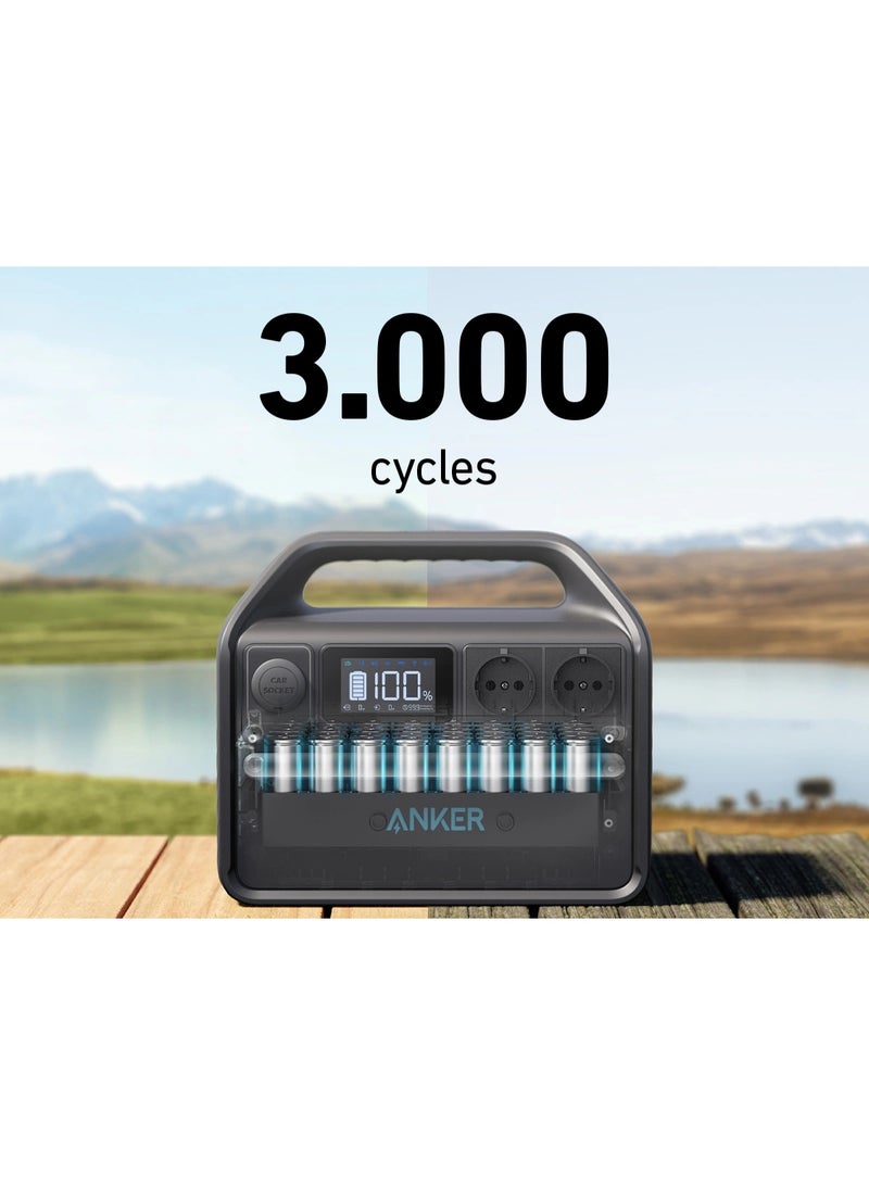 Anker 535 PowerHouse 512Wh 500W - Black  A1751311 - Image 2