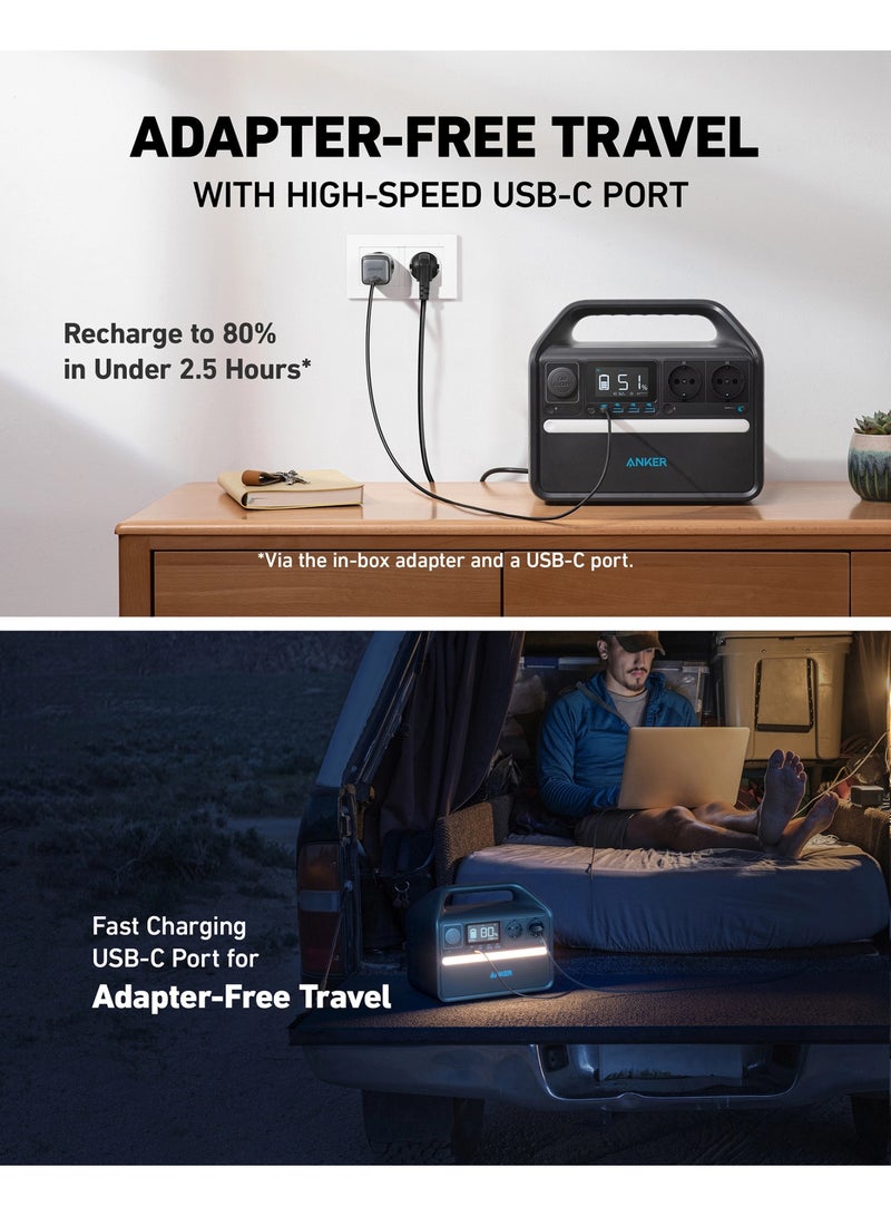 Anker 535 PowerHouse 512Wh 500W - Black  A1751311 - Image 4