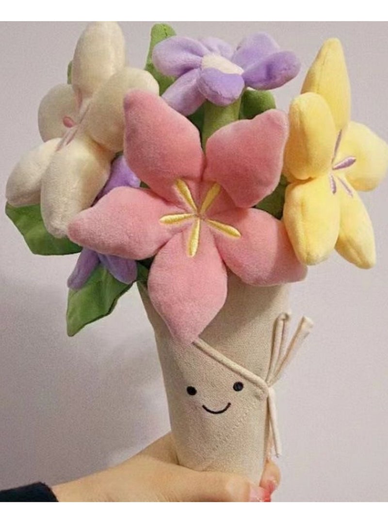 Y&D Funny Flower Bouquet Funny Hand Bouquet Doll Doll Girls Gift Valentine'S Day Wedding Hand Bouquet  - Image 1