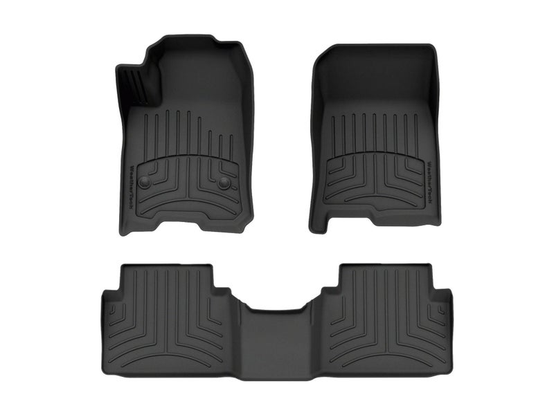 WeatherTech FloorLiner HP Custom Fit Floor Mats for Canyon Colorado Carpet Floor 1st 2nd Row 44181812IM Black