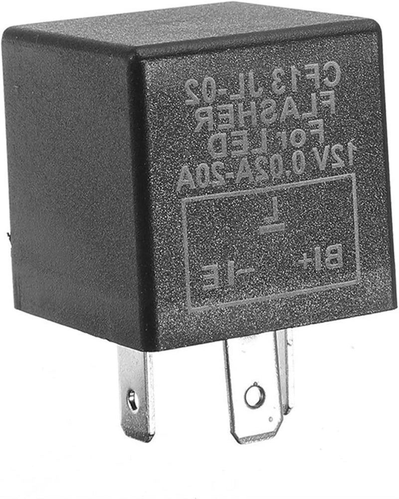 CF13 12V 3 Pin Electronic Car Flasher Relay Fix LED Turn Signal Hyper Flash Blinking Light - Image 5
