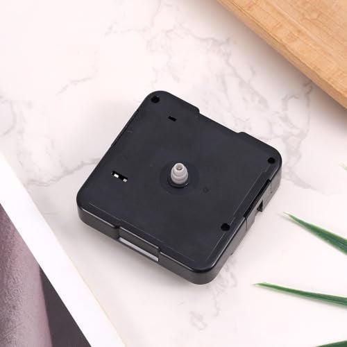 BTFO Clock Mechanism Replacement, Total Shaft Length 8mm Metal Quartz Clock 5168S Movement Replacement Motor Repair Parts (Black) - Image 3