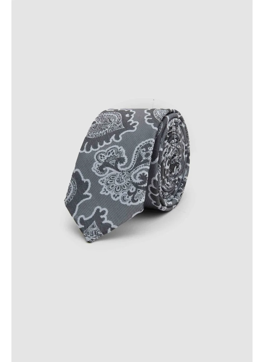 D'S DAMAT D'S Groom Grey Patterned 5.5 cm Tie