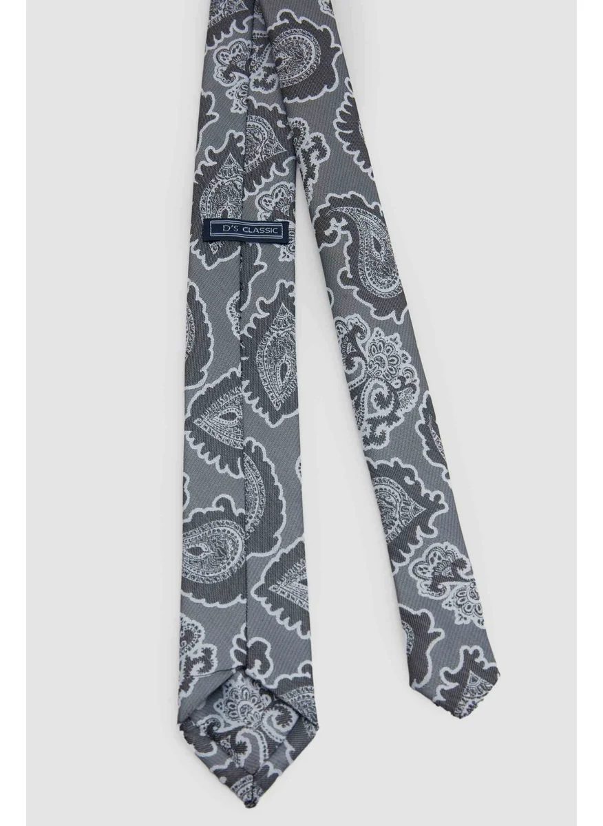 D'S DAMAT D'S Groom Grey Patterned 5.5 cm Tie