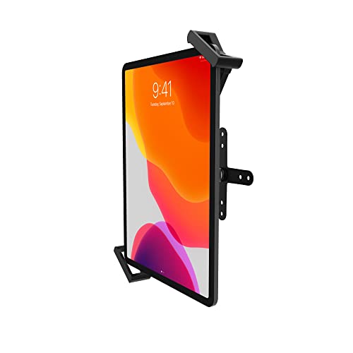 CTA Digital Security Wall Mount – CTA Security VESA & Wall Mount for iPad 10th Gen 10.9" - iPad 7/8/9 Gen 10.2” - iPad Pro 11” - iPad mini - Surface Pro 8 - Surface Go 3 - Galaxy Tab A 10.1” - Black (PAD-SVWMB) - Image 1