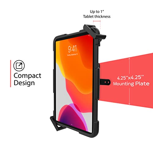 CTA Digital Security Wall Mount – CTA Security VESA & Wall Mount for iPad 10th Gen 10.9" - iPad 7/8/9 Gen 10.2” - iPad Pro 11” - iPad mini - Surface Pro 8 - Surface Go 3 - Galaxy Tab A 10.1” - Black (PAD-SVWMB) - Image 4