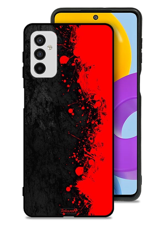 Tolwak Samsung Galaxy M52 5G Protective Case Cover Paint Abstract Pattern - Image 1