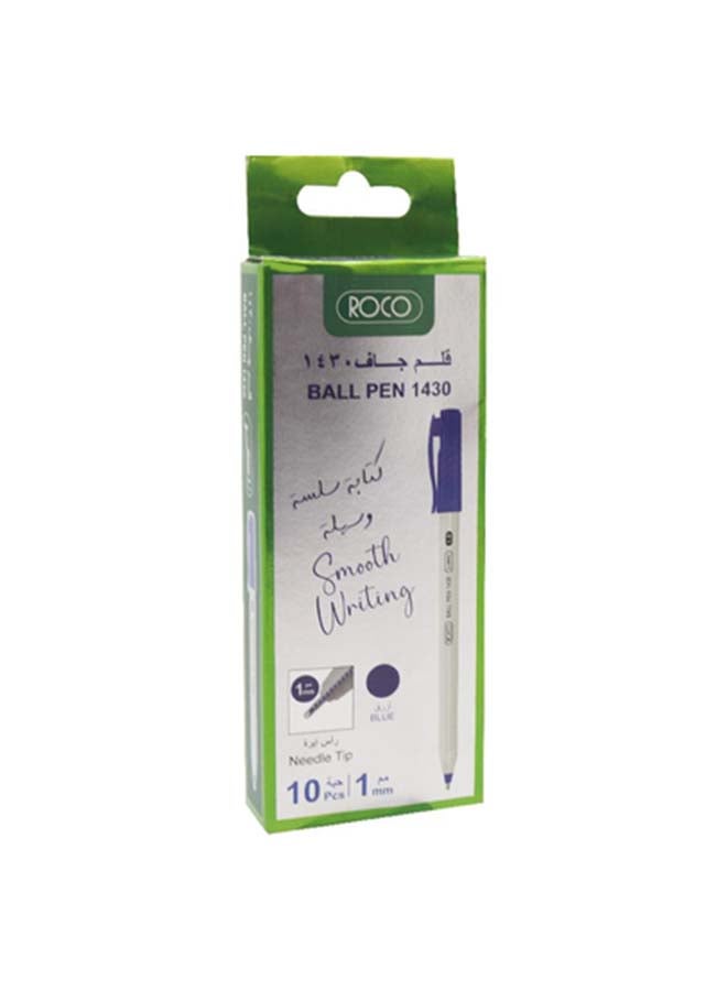 ROCO 1430 Dry Ink Pen blue pack of 10 - Image 2
