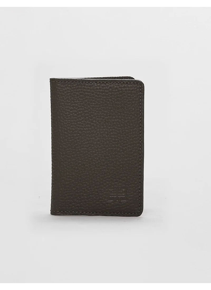 Cabani Genuine Leather Brown Card Holder