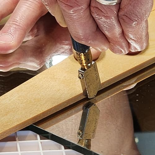 TOYO قاطع زجاج TOYO TC17B | قاطع سوبر بمقبض نحاسي | شفرة مستقيمة | قاطع زجاج ذاتي التشحيم أصلي | صنع في اليابان - Image 4