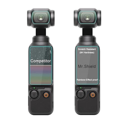 Mr Shield Mr.Shield Screen Protector For DJI Osmo Pocket 3 Camera [Lens+LCD Screen] [3+3 Pack] [Tempered Glass] [Japan Glass with 9H Hardness] Screen Protector - Image 5