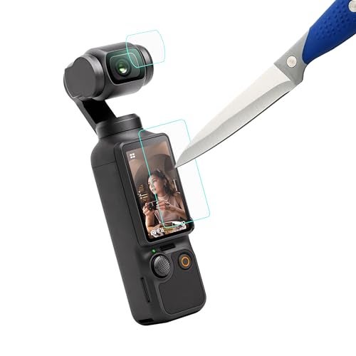 Mr Shield Mr.Shield Screen Protector For DJI Osmo Pocket 3 Camera [Lens+LCD Screen] [3+3 Pack] [Tempered Glass] [Japan Glass with 9H Hardness] Screen Protector - Image 4
